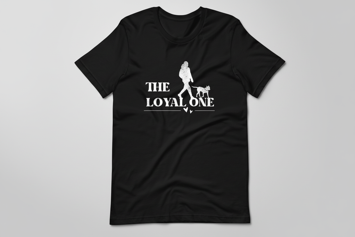 Premium Dog Lover | Black T-Shirts | The Loyal One