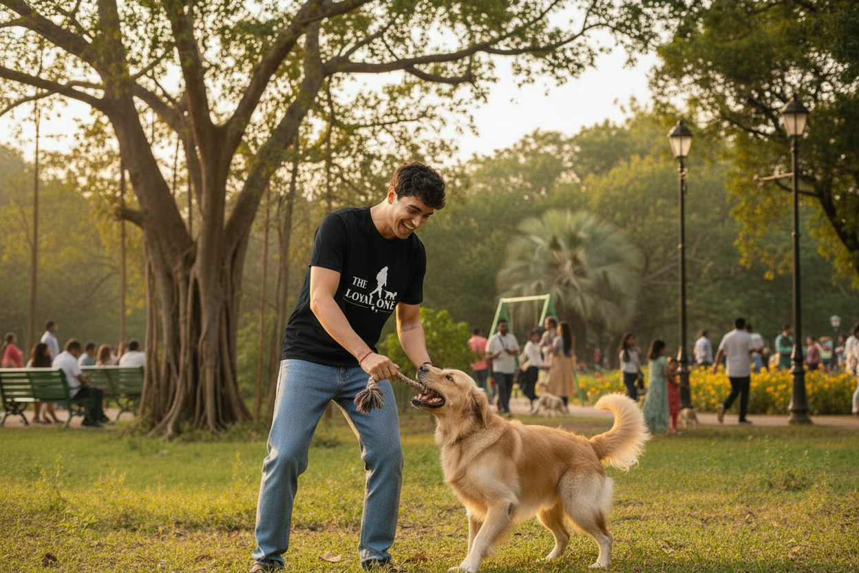 Premium Dog Lover | Black T-Shirts | The Loyal One