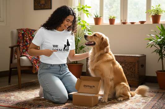 Premium Dog Lover | Gentle Girl's White T-Shirts | Shirtog Store