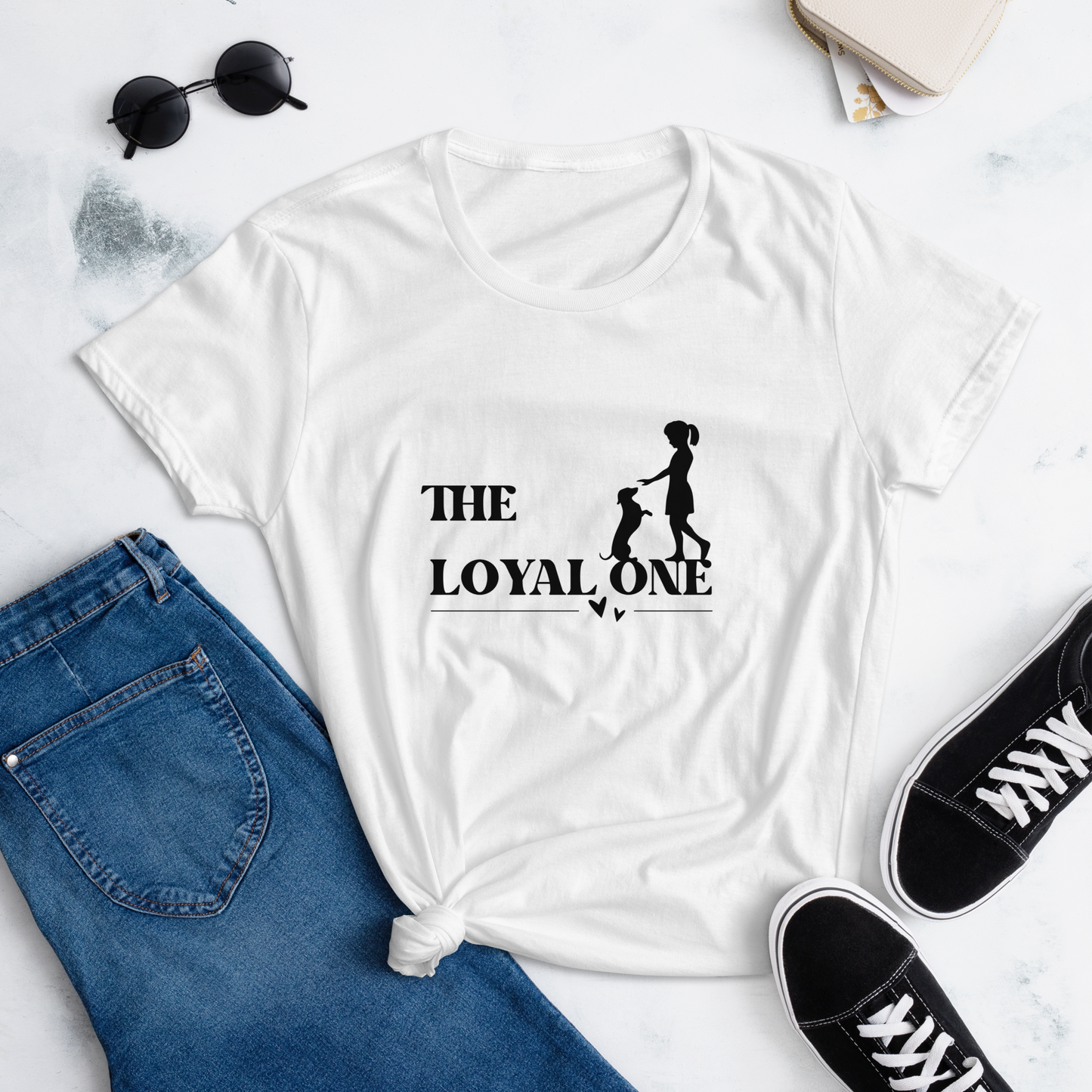 Premium Dog Lover | Cute Girl's White T-Shirts | Shirtog Store